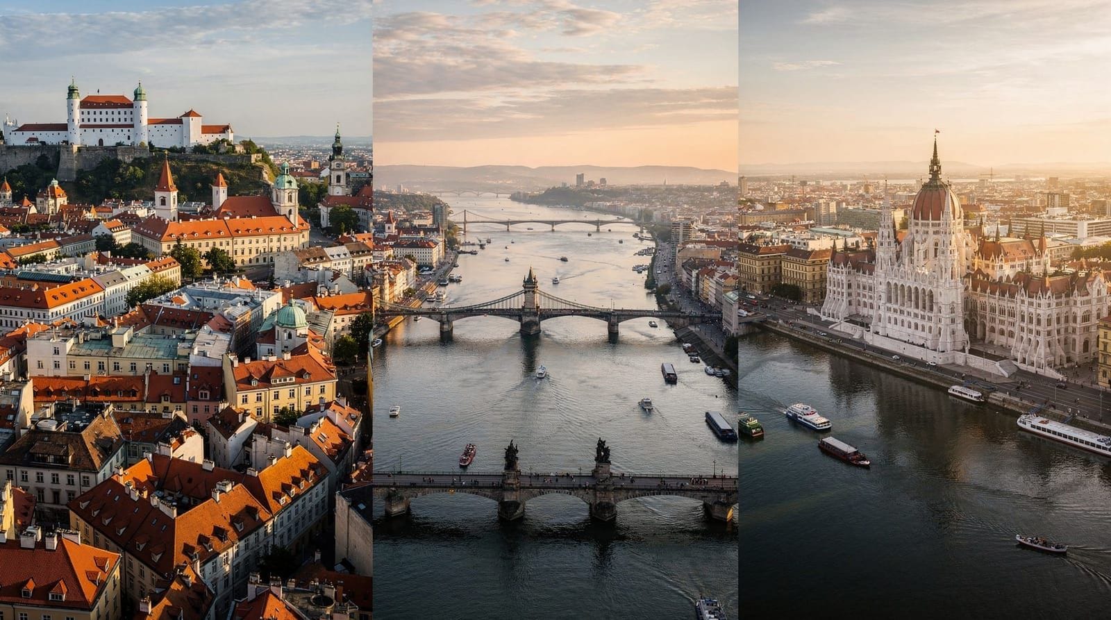 Bratislava vs. Prag vs. Budapest: Welche Stadt solltest du besuchen?